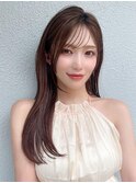 フェミニンロング/メルティカラー/韓国レイヤー/似合わせカット