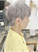 白髪活かし/ベリーショート