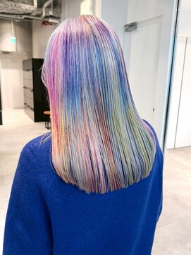 アルバム 新宿(ALBUM SHINJUKU) ロングおくれ毛韓国ヘア前髪カット美髪_ba552981