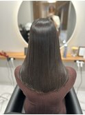 水素髪質改善うるつやオリーブグベージュ＊飛田愛希