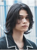 波巻きパーマニュアンスパーマミディアムパーマセンターパート