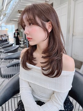 ロンド メリー 大宮(Lond merry) ミディアムレイヤーカット/レイヤー/顔周り/韓国/髪質改善/大宮