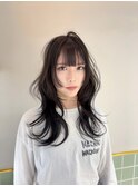 【星野】韓国風レイヤー/顔まわりカット/くびれ巻き/垢抜け