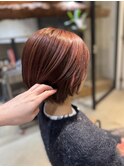 赤髪ショート/暗髪カタログ
