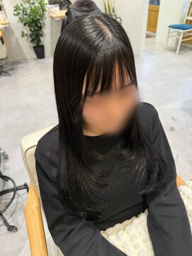 ブランシュ 南行徳店(BLANCHE) ブルーブラック/髪質改善カラー/小顔カット/レイヤーカット