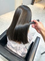 オルメント 天満 南森町(ORL'MENT)&nbsp;30代40代髪質改善ココアブラウン艶感ストレート透明感赤み消し