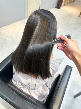 オルメント 天満 南森町(ORL'MENT) 30代40代髪質改善ココアブラウン艶感ストレート透明感赤み消し