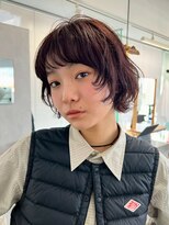 ワク(WAKU) 【WAKU】ショートレイヤー/レイヤーボブ/ココアブラウン