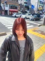 チュール バイ ラランジェ 横川店(ture by LARANJE)&nbsp;人生初カラーワインレッド