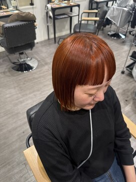 ココット 京橋店(cocotte) 春に可愛い艶髪オレンジカラー