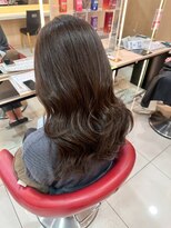 フェイス 伊勢原(FACE。) 【伊勢原】赤み消し透明感カラー+グレージュオリーブカラー
