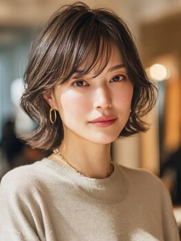 シノヤ 米沢春日店(Shinoya)の写真/艶が出る白髪染めで‐5歳髪♪1トーン明るい白髪染めもOK!大人女性の白髪のお悩みはShinoyaで美しく解決★
