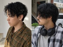 ーBOB（ボブ）ー波巻きパーマ[men's/小松/メンズパーマ/ツイストスパイラル/ニュアンスパーマ/眉毛/韓国]