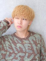 become men's hair 名駅EAST【10月3日 NEW OPEN(予定)】&nbsp;ニュアンスパーマ×ミルクティーベージュ/名古屋/メンズ