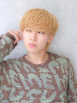 become men's hair 名駅EAST【10月3日 NEW OPEN(予定)】 ニュアンスパーマ×ミルクティーベージュ/名古屋/メンズ