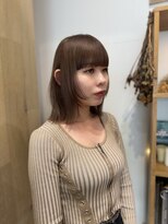 バイオレット ナゴヤ(Violet Nagoya)&nbsp;マロンベージュ 秋カラー フェイスレイヤー ボブレイヤーHR-237