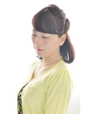 大人のツイストハーフアップスタイル！