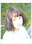 クセ毛風ナチュラルボブ