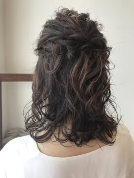 セットアップ 岡山北長瀬店(SET-UP) ハーフアップアレンジ