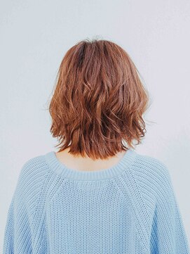 アラワラブルー(arrawarra blue) 無造作ウェーブボブ/20代/30代/40代/50代/倉敷駅/白楽町