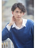【men’s salon dot. Tokyo】ゆるウェーブかきあげバング