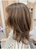 ウルフカット×レイヤー