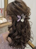 ハーフアップ☆
