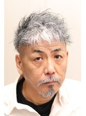 【ヨシザワ人形町】オジサンツーブロックパーマ