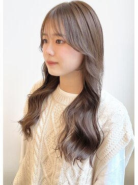 ルエ(rue) 2wayバングワンホン韓国♪グレーベージュ