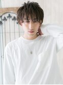 透けバングで優し気◎束感ショートウェットヘアQ
