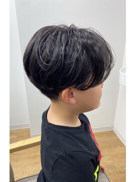 セカンド(2ND) キッズカット×パート分けマッシュ