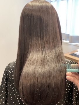 オリンテ バイ レシッド 表参道(orente by rcid) 【髪質改善】フレンチカジュアル☆斜めバング×シルキーベージュ