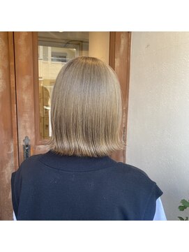 ドット ヘアー(dot.hair) ミルクティーベージュカラー