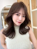 アフロートリノ(AFLOAT Leino)&nbsp;大人可愛い　韓国ヘア　レイヤーカット　顔まわりカット#