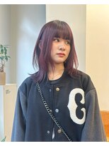 ニール 名古屋 伏見 丸の内(NEELU)&nbsp;【Neelu_misa】レイヤーカットとボルドーカラー