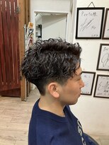 ボナセーラ ポルテ(Buonasera Porte)&nbsp;七三パーマスタイル