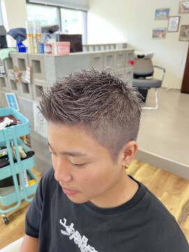 スウェル 西千葉店(Swell) グレージュベリーショート[西千葉駅/Men's/メンズカット/パーマ]