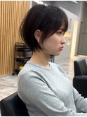 【松本聖】かわいい耳掛けショートボブ《大阪梅田》