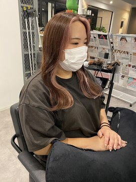 ナンバー 竪町(number+) 20代30代エギョモリくびれ韓流フレーミングカラーベビーピンク
