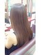 エルモレナータ(Hair lounge Elmorenata)の写真/人気の髪質改善ストレートはまっすぐ過ぎず自然な仕上がりに♪指通り滑らかなうる艶髪に仕上げます◎