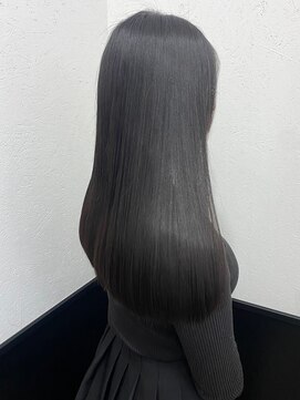 ラグナ(LAGUNA) 【ダークグレージュ/ロング/艶カラー/20代/髪質改善】