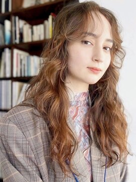 ベチカ(vetica) ニュアンスパーマ/ロングヘア/ロングパーマロング/ベージュ