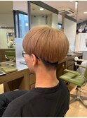 グレージュカラー透明感カラーオリーブカラー