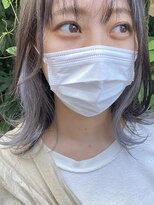 テーラヘアー 稲毛店(TELA HAIR)&nbsp;ホワイト☆イヤリングカラー