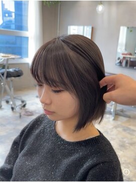 ラボアン 梅田店(lab.em.) 透明感×ボブ