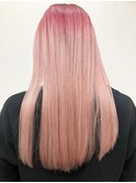 レッドブラウングラデーションカラー｜葛西髪質改善｜葛西白髪