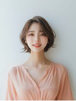 e.m.a プレミアムビューティーサロン 栄駅店(e.m.a PREMIUM BEAUTY SALON)&nbsp;ボブ/イメチェン/外ハネボブ/美髪/ワイドバング/髪型