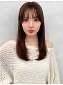 07ロングレイヤー/レイヤーカット/韓国ヘア/小顔カット