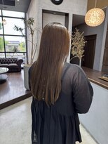 アールトゥーヘアー(art To Hair)&nbsp;オリーブベージュ/ツヤ髪/ロング/透明感カラー