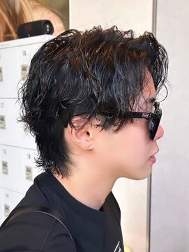 ケアシンサイバシ(CARE shinsaibashi) 縦落ちパーマ大人色気ヘア